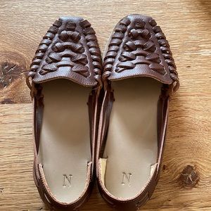 Nisolo Huarache sandals.  Size 7.5.  Brown.